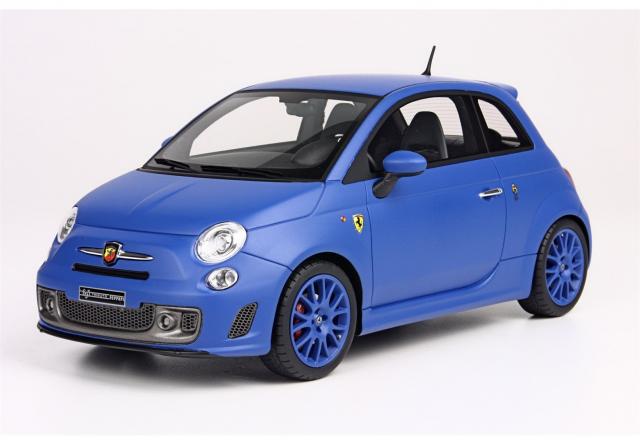 BBR : Nouveaut : Abarth 695 Tributo Ferrari bleu Mat de Lapo Elkann 1/18