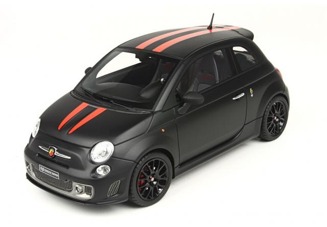 BBR : Nouveaut Octobre 2014 : Abarth 695 Tributo Ferrari Noir mat 1/18