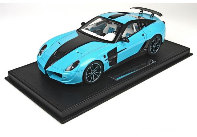 BBR : Retour sur la Mansory 599 Stallone Baby Blue M18-599BB 1/18