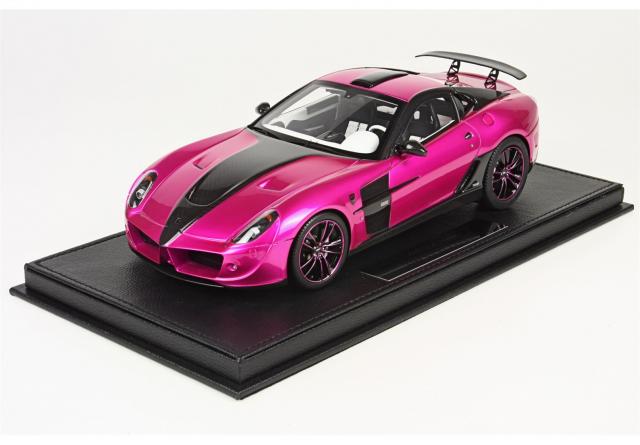 BBR : Retour sur la Mansory 599 Stallone Rose mtallis M18-599PINK 1/18