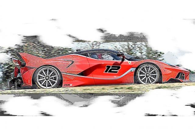 BBR : A venir : Ferrari FXX-K Rosso Scuderia #12 P18119B 1/18