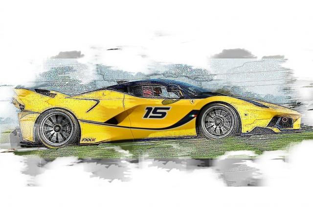 BBR : A venir : Ferrari FXX-K Giallo Modena #15 P18119C 1/18