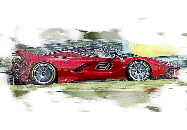 BBR : A venir : Ferrari FXX-K Rouge mtallis #21 P18119E 1/18
