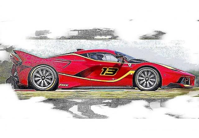 BBR : A venir : Ferrari FXX-K Rosso Corsa #13 P18119F 1/18