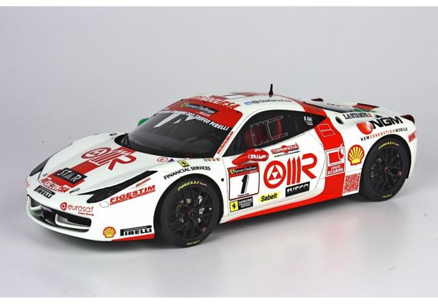 BBR : Ferrari 458 Challenge #1 Monza 2011 Team Rosso Corsa 1/18