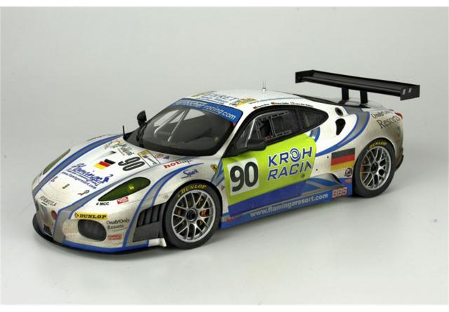 BBR : Retour sur la Ferrari F430 GT2 #90 Le Mans 2008 salie 1/18