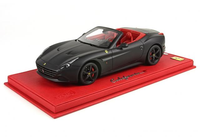 BBR : Nouveaut Fv. 2015 : La Ferrari California T Noir mat - Jantes standard noir mat - int. rouge P1877MB 1/18