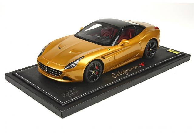 BBR : Nouveaut Janvier 2015 : La Ferrari California T Or / Toit noir P1880G 1/18