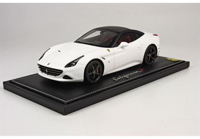 BBR : Nouveaut Fv. 2015 : La Ferrari California T Blanc mat & Toit noir P1880W 1/18