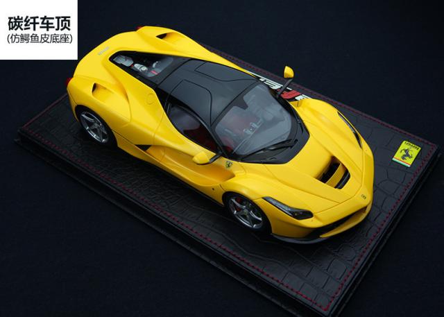 BBR : Ajout  l'encyclopdie de 3 Ferrari LaFerrari jaunes 1/18