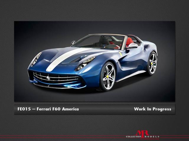 MR Models : Preview : la Ferrari F60 America sera propose au 1/18