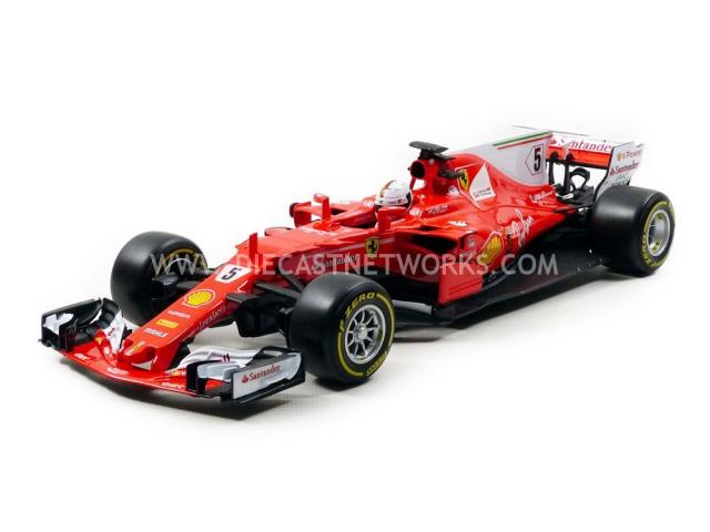 Bburago : Nouveaut Septembre 2017 : Autres photos de la Ferrari F1 2017 SF70-H de Vettel au 1/18