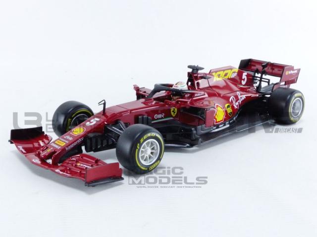 Bburago : Retour sur la Ferrari SF1000 "1000 GP" de Vettel du GP de Toscane 2020 au 1/18
