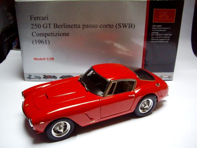 Nouveaut CMC : Ferrari 250 GT SWB Competizione Rouge 1/18