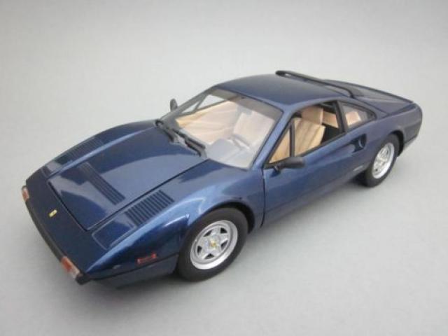 Photo de la Ferrari 308 GTB Bleue HotWheels 1/18