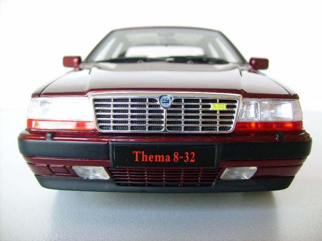 BBR : A venir en 2015 : Lancia Thema 8.32 Bordeaux avec aileron ouvert TOP20A 1/18