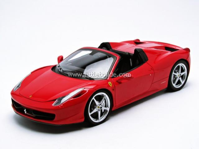 Photos : Ferrari 458 Italia Spider Rosso Corsa Elite 1/18