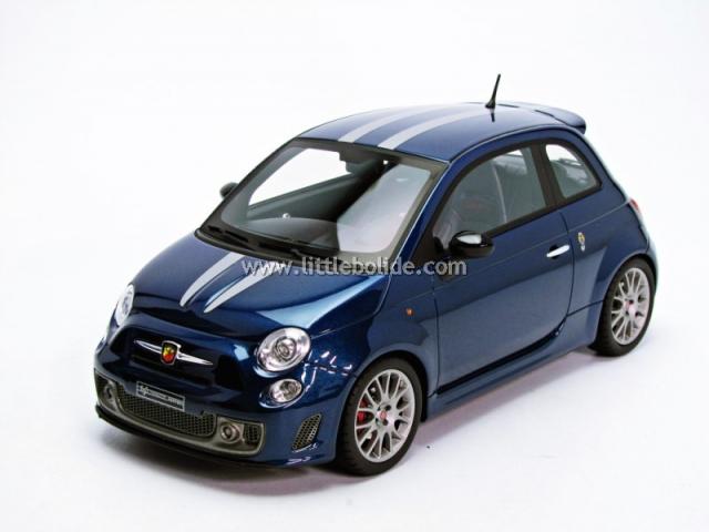 BBR : Nouveaut Sept. 2014 : Abarth 695 Tributo Ferrari Bleu Abu Dhabi 1/18