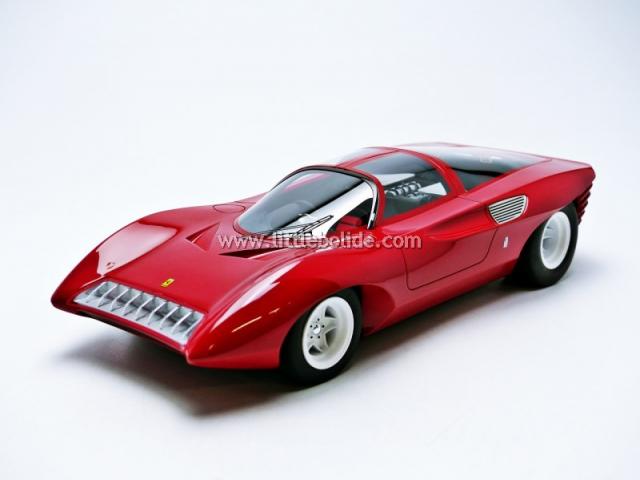 Tecnomodel : Nouveaut Dcembre 2015 : Photos de la Ferrari 250 P5 Pininfarina Rouge 1/18