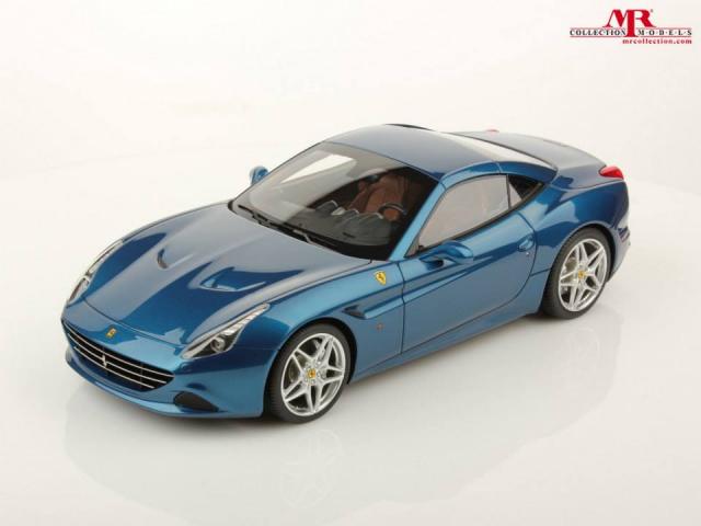 MR Models : Nouveaut Nov 2014 : FE011B : Ferrari California T Bleu Ribot toit Ferm 1/18