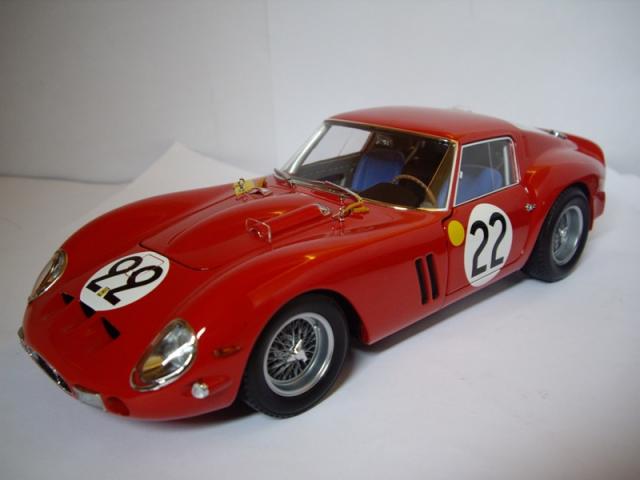 Retour sur la Ferrari 250 GTO #22 Le Mans 1962 Kyosho 1/18