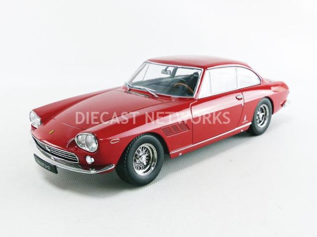 KK Scale Models : Sortie de la Ferrari 330 GT 2+2 Srie 2 en rouge au 1/18