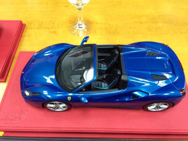 BBR : Preview Fin 2015 : Premire photo de la Ferrari 488 Spider 1/18 !!!