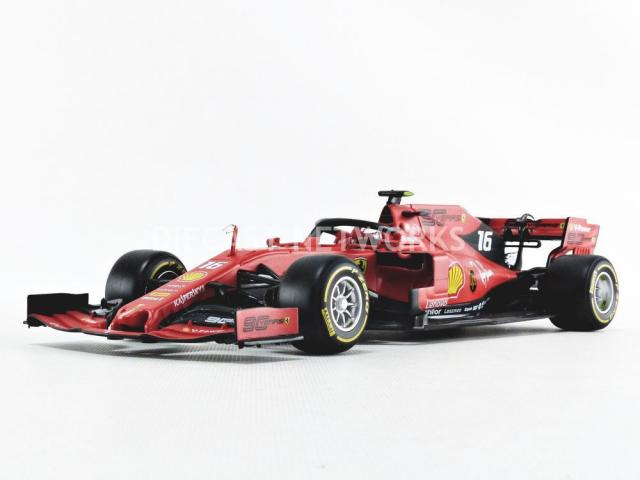 Bburago : Nouveaut Aot 2019 : Sortie de la Ferrari SF90 de Charles Leclerc au 1/18