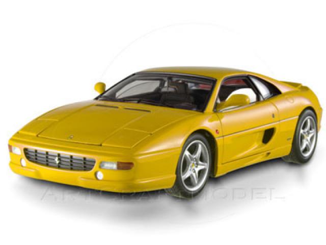 Photo Mattel de la Ferrari F355 Berlinetta Jaune 1/18