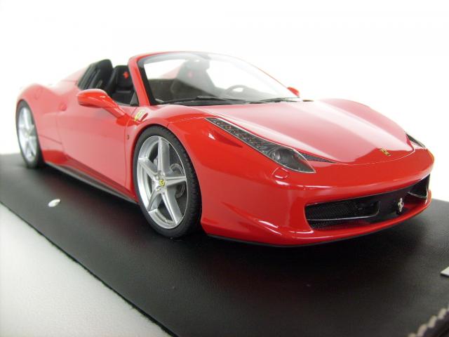 MR Models : Retour sur la Ferrari 458 Spider Rosso Corsa 1/18
