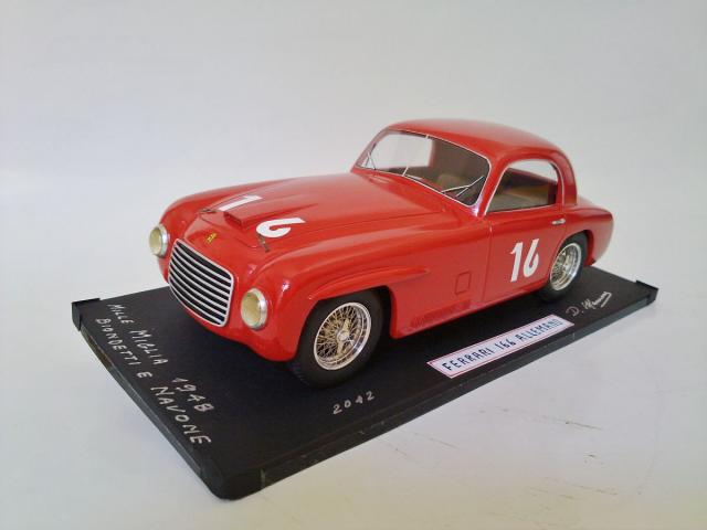 Mamone : Ferrari 166 S Allemano Coup Mille Miglia #16 1948 1/18