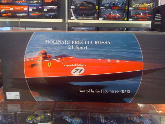 Nouveaut : Bateau Freccia Rossa F430 BBR 1/18