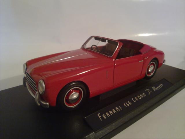 Mamone : Dcouvrez la Ferrari 166 Inter Cabriolet Farina 1/18