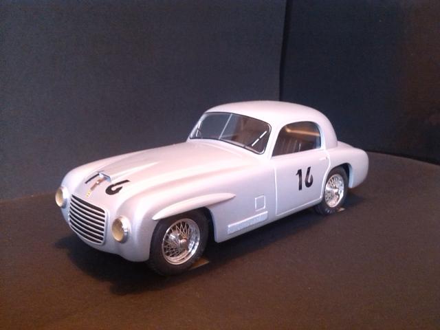 Mamone : Ferrari 166 S Allemano Mille Miglia #16 1948 Grise 1/18