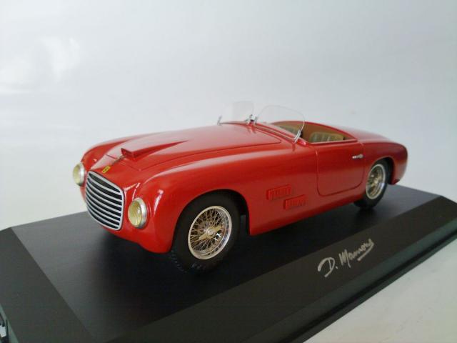 Mamone : Dcouvrez la Ferrari 166 S Allemano Spider Rouge 1/18