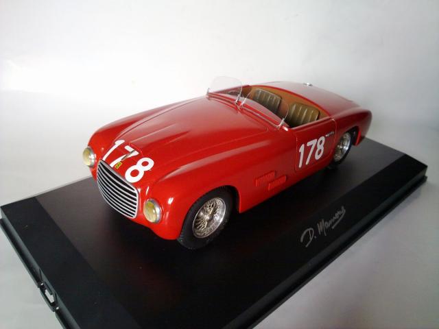 Mamone : Ferrari 166 S Allemano Spider Mille Miglia #178 1/18