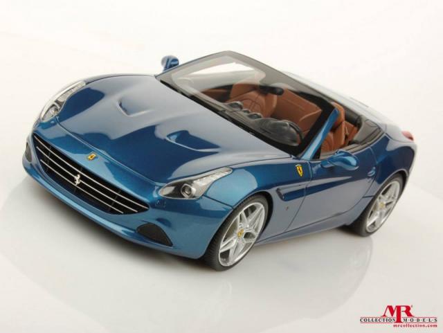 MR Models : Preview : Ferrari California T Bleu California toit ouvert 1/18