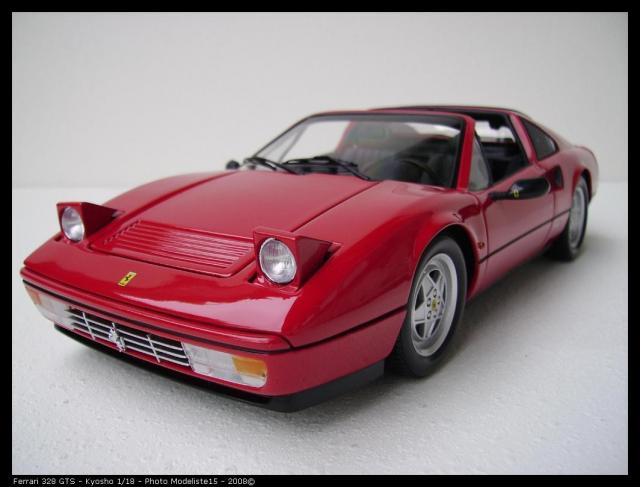 Sortie de la Ferrari 328 GTS 1/18 chez Kyosho