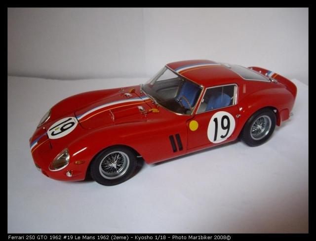 Retour sur la Ferrari 250 GTO #19 Le Mans 1962 Kyosho 1/18