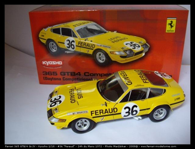 Photos de la 365 GTB/4 Gr.IV "Feraud" Kyosho 1/18