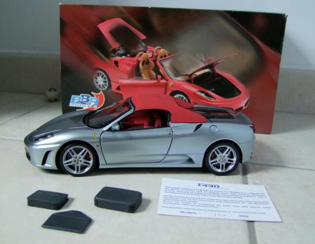 Nouveaut BBR : Ferrari F430 Spider titanium au 1/18 !