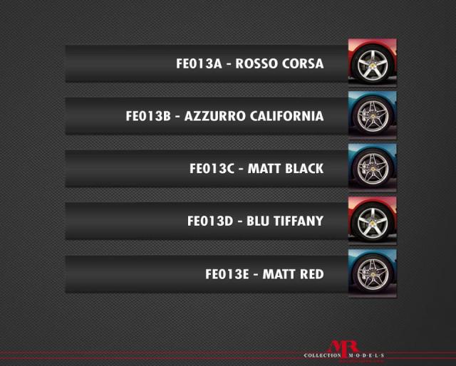 MR Models : A venir : Ferrari California T toit ouvert 1/18