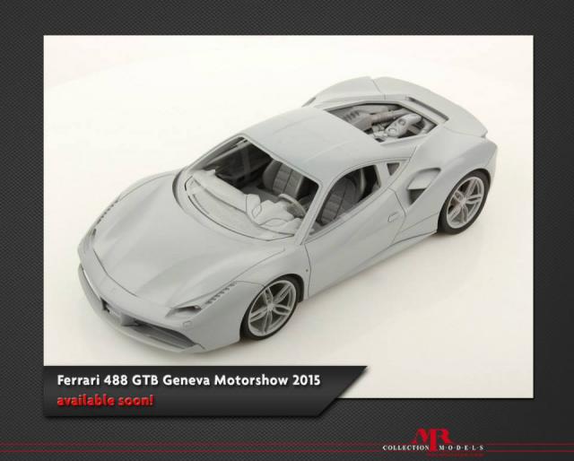 MR Models : Preview 2015 : Premiers visuels de Ferrari 488 GTB 1/18