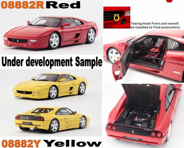 Kyosho : Les Ferrari F355 Challenge bientt disponibles au 1/18