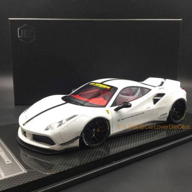 JEC Models : Nouveaut Janvier 2018 : Photos de la Liberty Walk 488 GTB LB Performance Blanc au 1/18