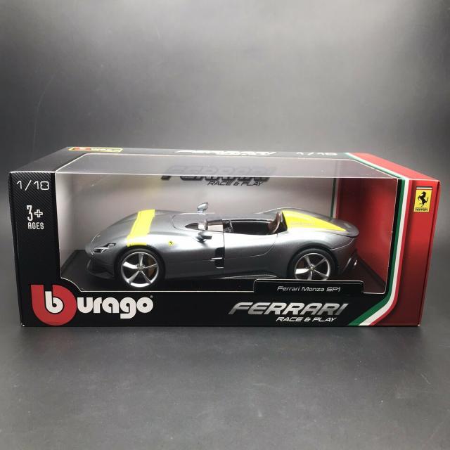Bburago : Nouveaut 2020 : 16013GY : Les premires Ferrari Monza SP1 sont disponibles en import au 1/18 !